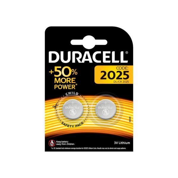 Pila Duracell Litio Cr-2025 Bl.2