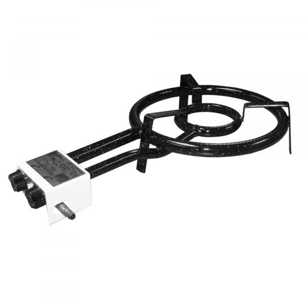Quemador Paellero Gas Alfa 40cm.2 Grifos
